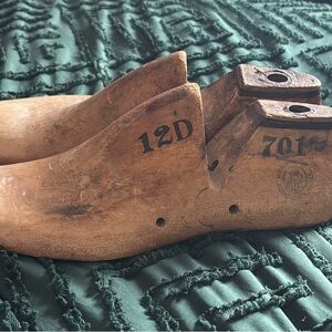 Vintage Wooden Shoe Cobbler Molds Size 12